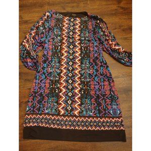 Laundry by Shelli Segal Women Brown Casual Dress Size 8